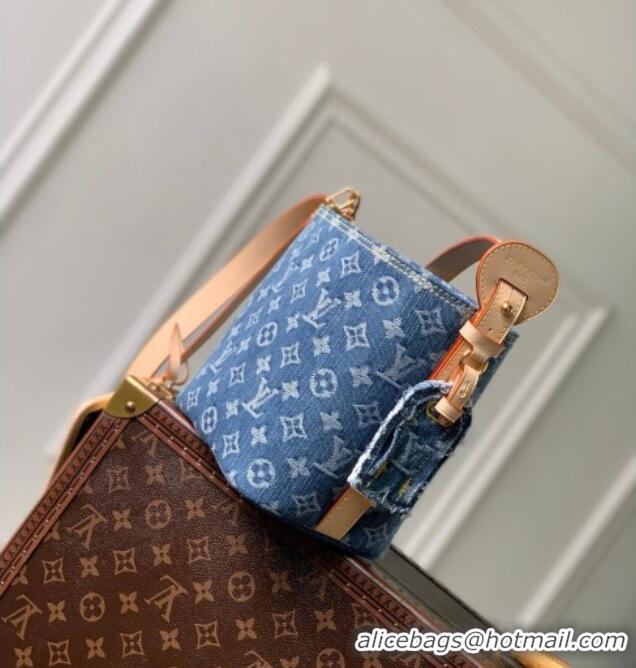 Good Quality Louis Vuitton All In BB Bucket Bag in Monogram Denim GOTS Blue M28107 2026