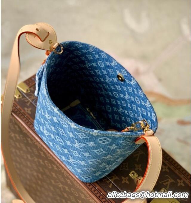 Good Quality Louis Vuitton All In BB Bucket Bag in Monogram Denim GOTS Blue M28107 2026