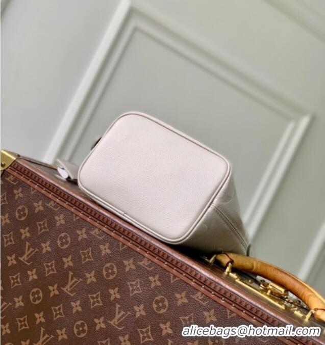Famous Brand Louis Vuitton All In BB Bucket Bag in Monogram Empreinte Leather M28342 Grey 2026