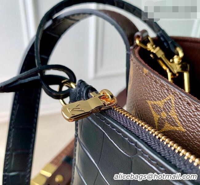 Reasonable Price Louis Vuitton All In BB Bucket Bag in Monogram Canvas N30013 Black 2026