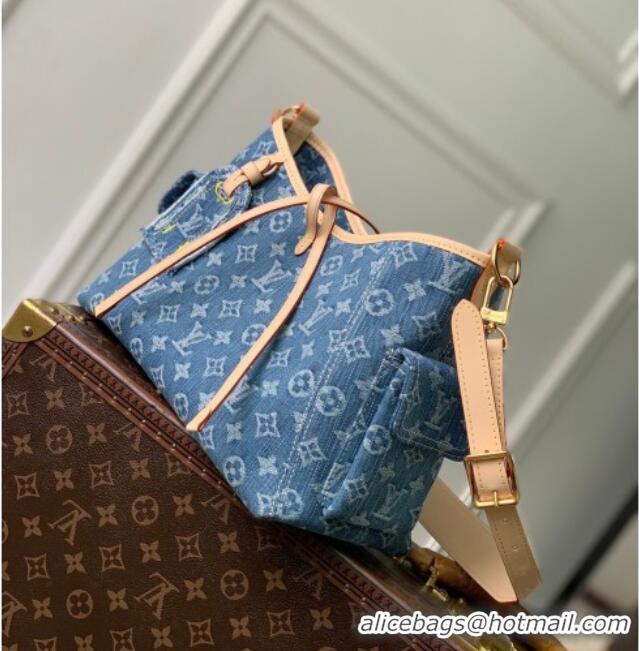Promotional Louis Vuitton Carryall Cargo PM Bag in Monogram Denim GOTS Blue M28287 2026