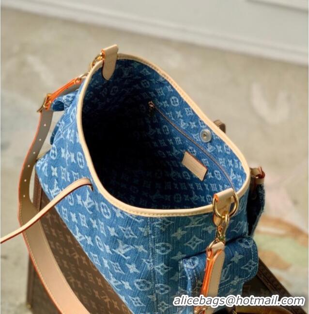 Promotional Louis Vuitton Carryall Cargo PM Bag in Monogram Denim GOTS Blue M28287 2026