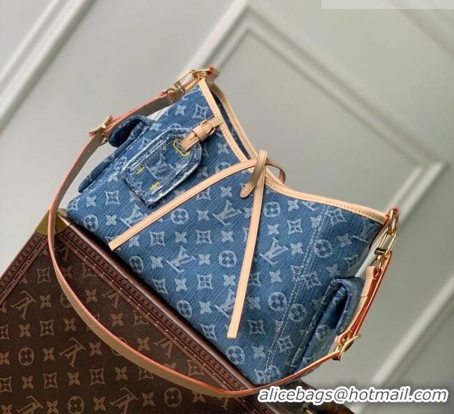 Promotional Louis Vuitton Carryall Cargo PM Bag in Monogram Denim GOTS Blue M28287 2026