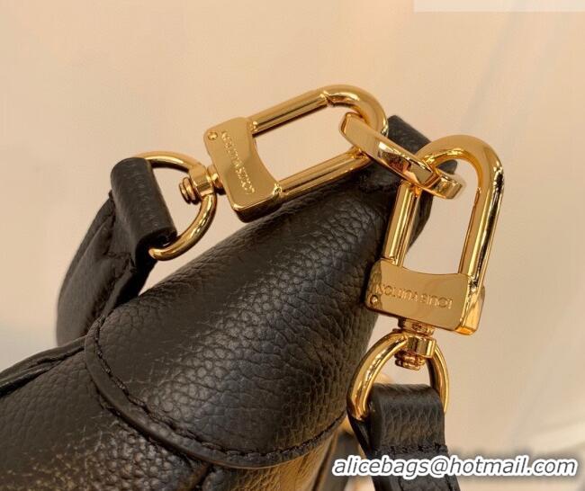 Low Price Louis Vuitton Bagatelle BB Mini Hobo bag in Oversized Monogram Leather M46002 Black 2026