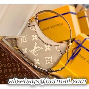 Promotional Louis Vuitton Bagatelle BB Mini Hobo bag in Oversized Monogram Leather M46112 Grey 2026