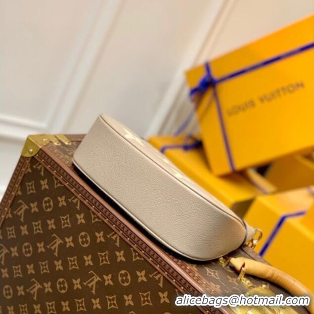 Promotional Louis Vuitton Bagatelle BB Mini Hobo bag in Oversized Monogram Leather M46112 Grey 2026
