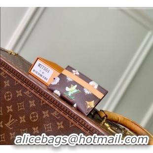 Best Price Louis Vuitton Double Card Holder in Monogram Flowers Canvas M27551 2026