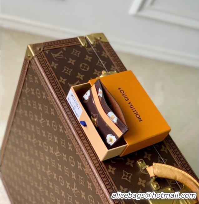 Best Price Louis Vuitton Double Card Holder in Monogram Flowers Canvas M27551 2026
