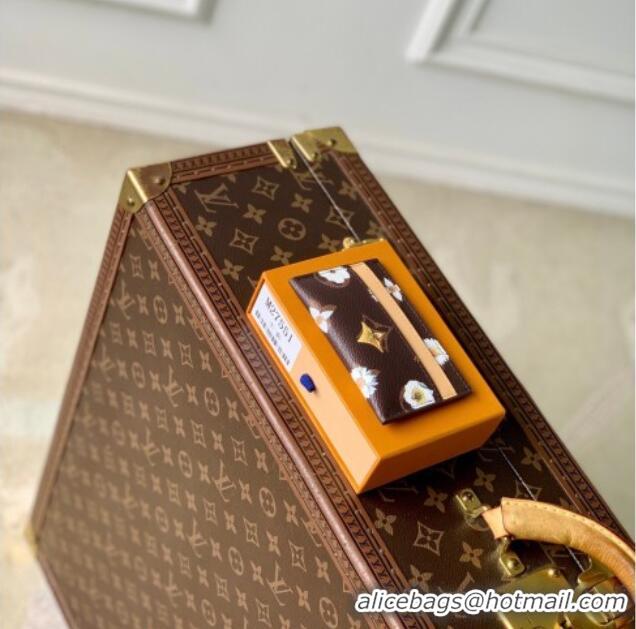 Best Price Louis Vuitton Double Card Holder in Monogram Flowers Canvas M27551 2026