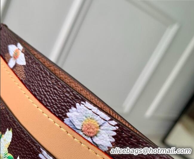 Best Price Louis Vuitton Double Card Holder in Monogram Flowers Canvas M27551 2026
