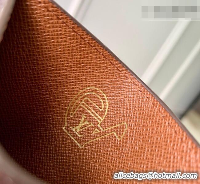 Best Price Louis Vuitton Double Card Holder in Monogram Flowers Canvas M27551 2026