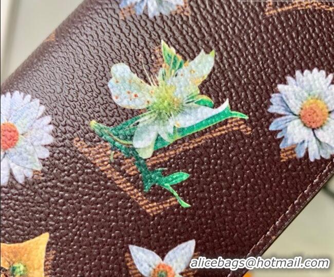 Promotional Louis Vuitton Pocket Organizer Wallet in Monogram Flowers Canvas M27542 2026