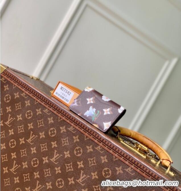 Promotional Louis Vuitton Pocket Organizer Wallet in Monogram Flowers Canvas M27542 2026