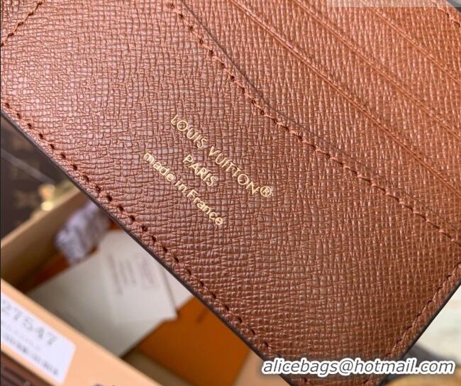 Pretty Style Louis Vuitton Slender Wallet in Monogram Flowers Canvas M27547 2026