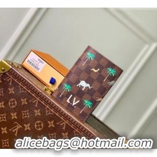 Buy Discount Louis Vuitton Passport Cover x The Darjeeling Limited in Brown Damier Heritage Canvas N40872 2026