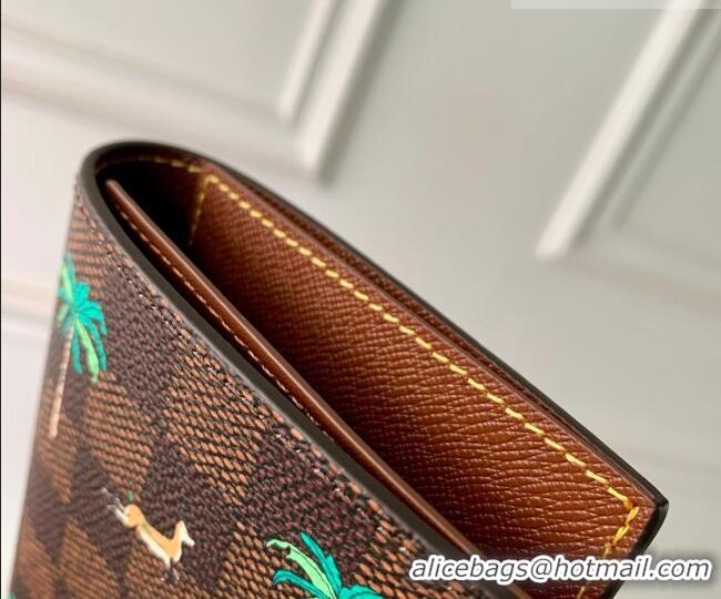 Buy Discount Louis Vuitton Passport Cover x The Darjeeling Limited in Brown Damier Heritage Canvas N40872 2026