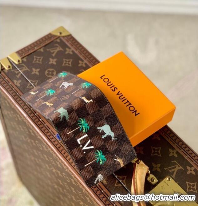 New Cheap Louis Vuitton Multiple Wallet x The Darjeeling Limited in Brown Damier Heritage Canvas N40870 2026