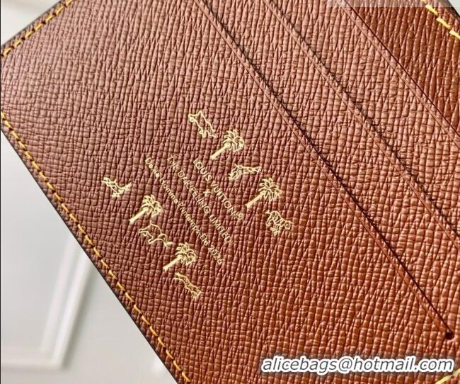 New Cheap Louis Vuitton Multiple Wallet x The Darjeeling Limited in Brown Damier Heritage Canvas N40870 2026