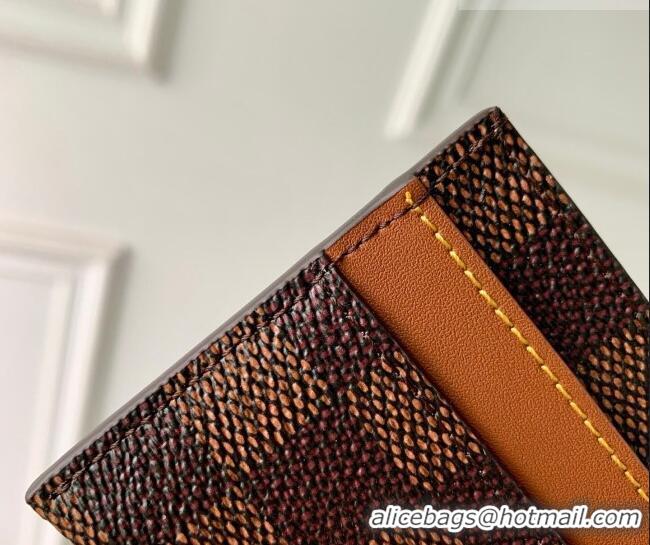 Cheapest Louis Vuitton Double Card Holder x The Darjeeling Limited in Brown Damier Heritage Canvas N40873 2026