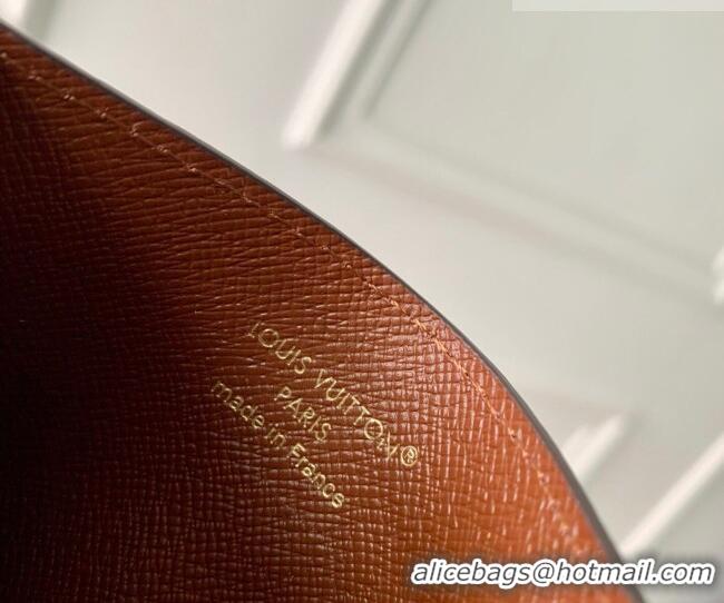 Cheapest Louis Vuitton Double Card Holder x The Darjeeling Limited in Brown Damier Heritage Canvas N40873 2026