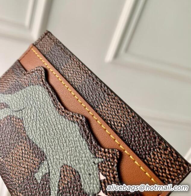 Cheapest Louis Vuitton Double Card Holder x The Darjeeling Limited in Brown Damier Heritage Canvas N40873 2026