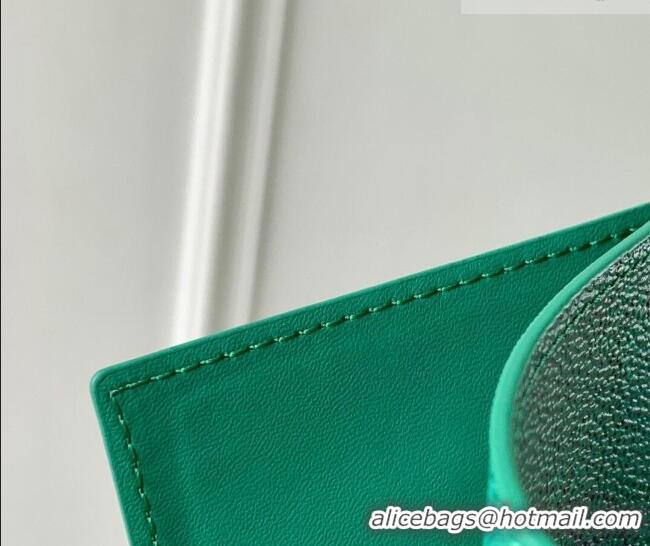 Promotional Louis Vuitton Passport Cover in Printed Monogram Heritage Canvas M25986 Green 2026