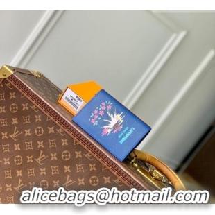 Inexpensive Louis Vuitton Passport Cover in Printed Monogram Heritage Canvas M25986 Blue 2026