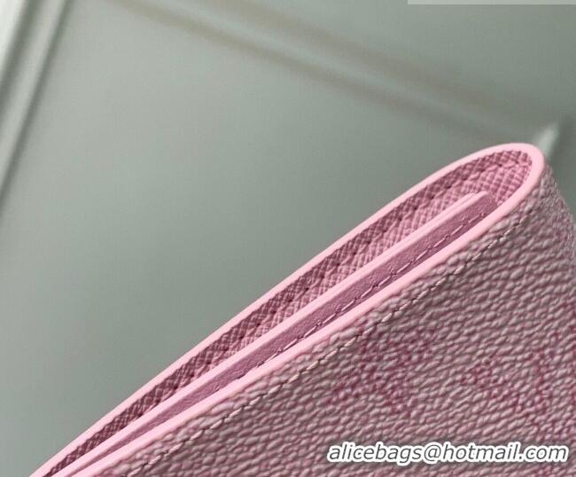 Best Discount Louis Vuitton Passport Cover in Printed Monogram Heritage Canvas M25986 Pink 2026