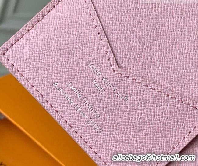 Best Discount Louis Vuitton Passport Cover in Printed Monogram Heritage Canvas M25986 Pink 2026
