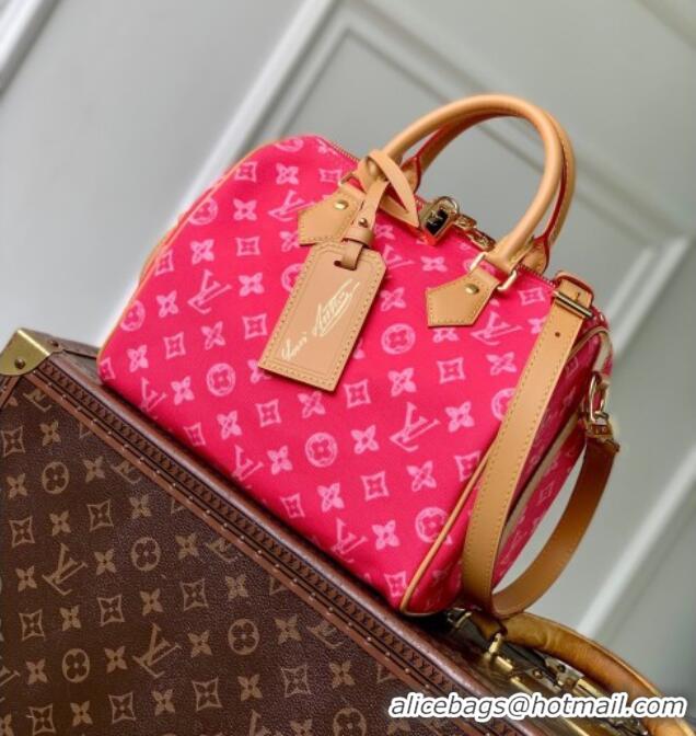 Buy Discount Louis Vuitton Speedy Bandouliere 25 Bag in Monogram Original Canvas Rose Ruban Pink M27528 2026