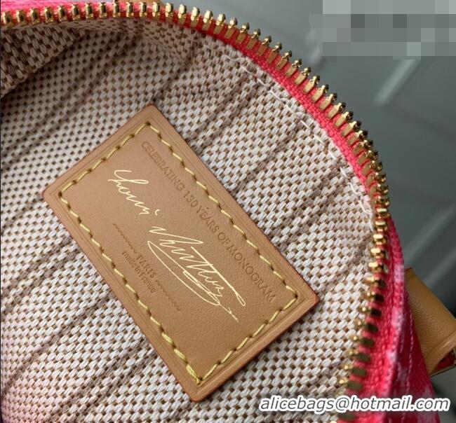 New Cheap Louis Vuitton Nano Speedy bag in Monogram Original Canvas Rose Ruban Pink M28322 2026