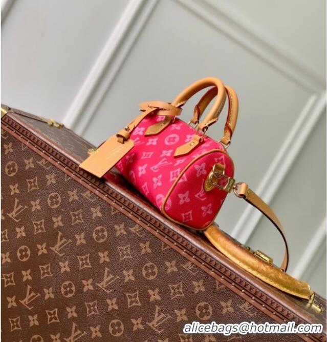 New Cheap Louis Vuitton Nano Speedy bag in Monogram Original Canvas Rose Ruban Pink M28322 2026