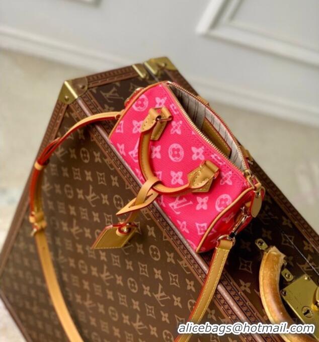 New Cheap Louis Vuitton Nano Speedy bag in Monogram Original Canvas Rose Ruban Pink M28322 2026