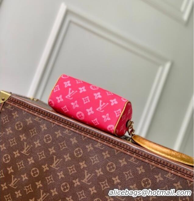 New Cheap Louis Vuitton Nano Speedy bag in Monogram Original Canvas Rose Ruban Pink M28322 2026