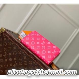 Top Grade Louis Vuitton Zippy Wallet in Monogram Original Canvas Rose Ruban Pink M27683 2026