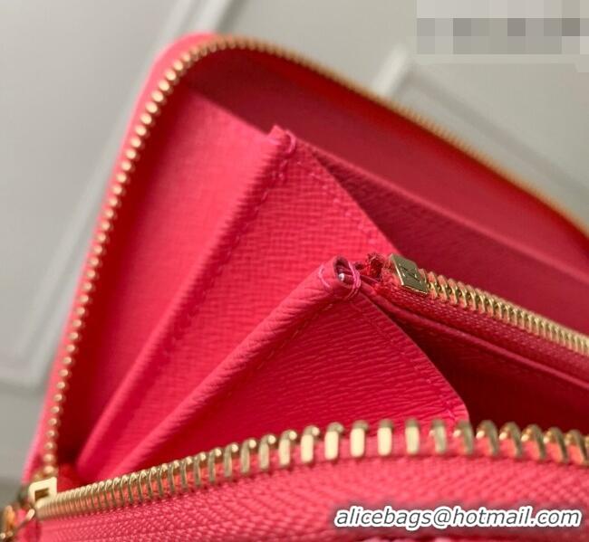 Top Grade Louis Vuitton Zippy Wallet in Monogram Original Canvas Rose Ruban Pink M27683 2026