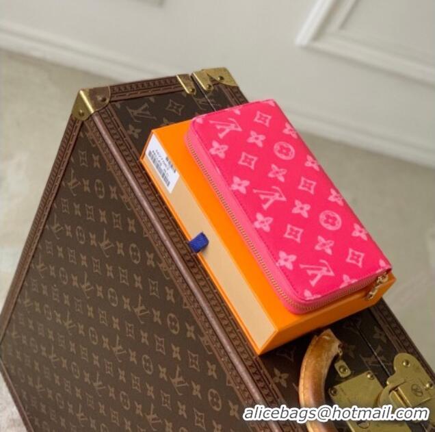 Top Grade Louis Vuitton Zippy Wallet in Monogram Original Canvas Rose Ruban Pink M27683 2026