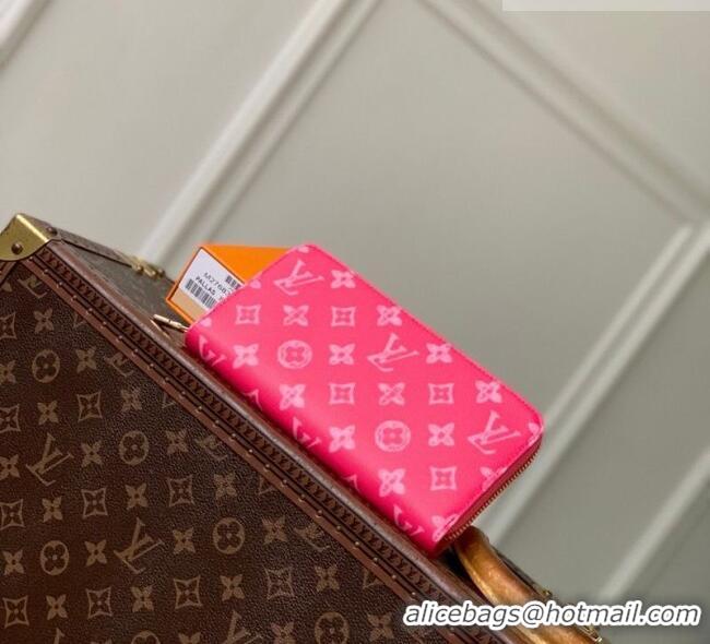 Top Grade Louis Vuitton Zippy Wallet in Monogram Original Canvas Rose Ruban Pink M27683 2026