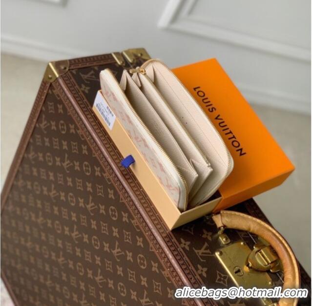 Reasonable Price Louis Vuitton Zippy Wallet in Monogram Origine Canvas Beige Linen M27683 2026