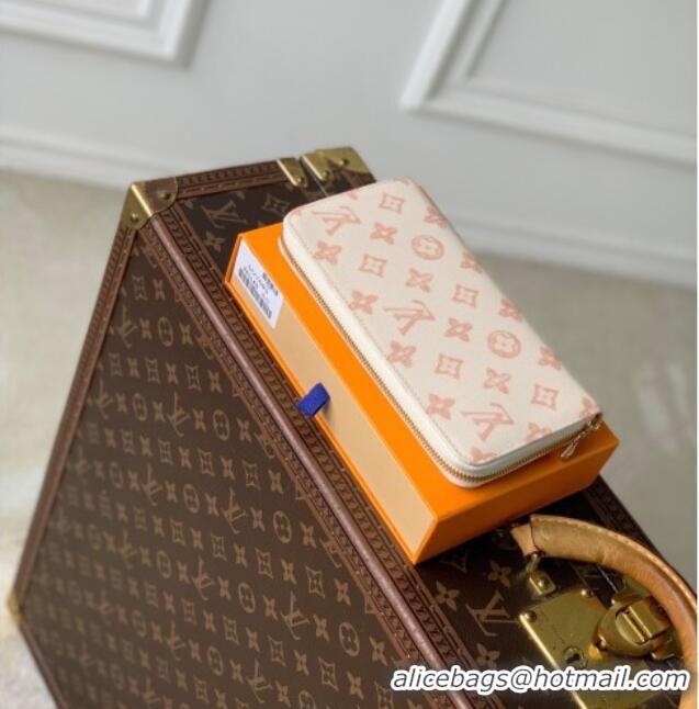 Reasonable Price Louis Vuitton Zippy Wallet in Monogram Origine Canvas Beige Linen M27683 2026
