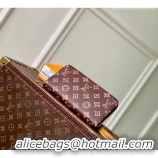Grade Design Louis Vuitton Zippy Wallet in Monogram Origine Canvas Dark Chocolate M27683 2026