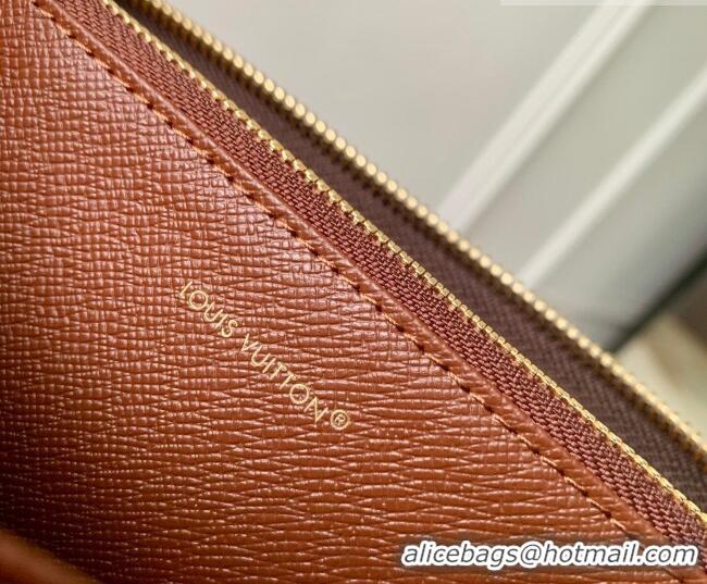 Grade Design Louis Vuitton Zippy Wallet in Monogram Origine Canvas Dark Chocolate M27683 2026