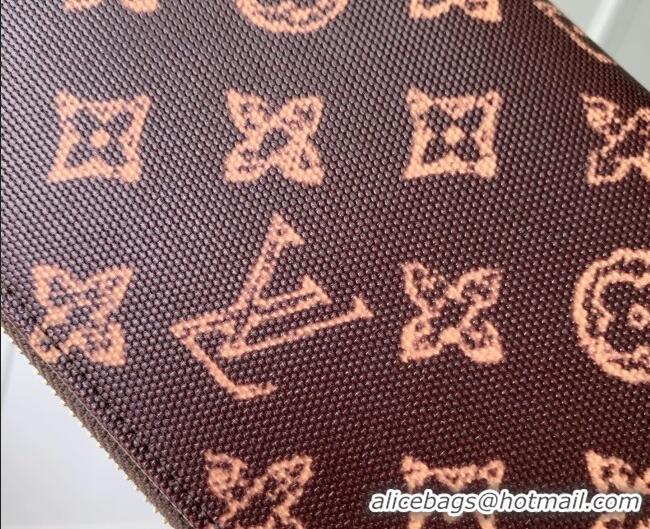 Grade Design Louis Vuitton Zippy Wallet in Monogram Origine Canvas Dark Chocolate M27683 2026