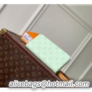 Cheapest Louis Vuitton Zippy Wallet in Monogram Origine Canvas Asnières Green M27683 2026