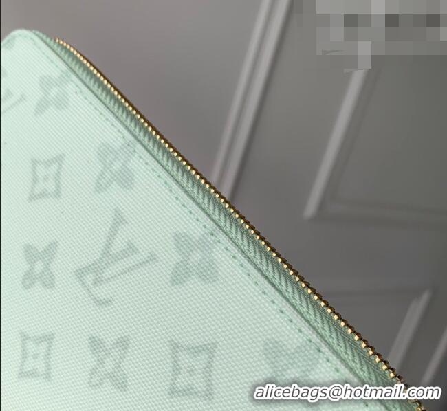 Cheapest Louis Vuitton Zippy Wallet in Monogram Origine Canvas Asnières Green M27683 2026