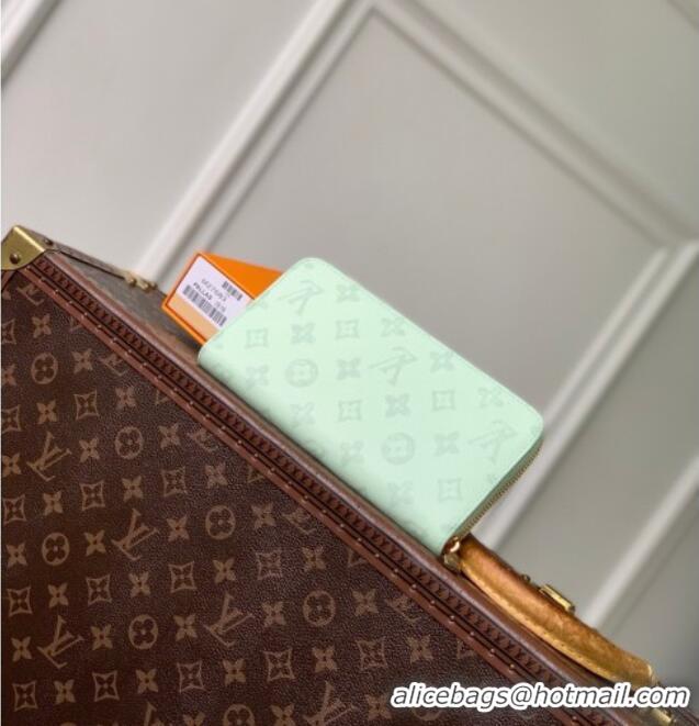 Cheapest Louis Vuitton Zippy Wallet in Monogram Origine Canvas Asnières Green M27683 2026