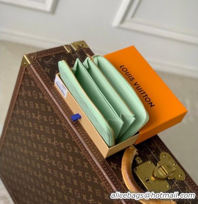 Cheapest Louis Vuitton Zippy Wallet in Monogram Origine Canvas Asnières Green M27683 2026