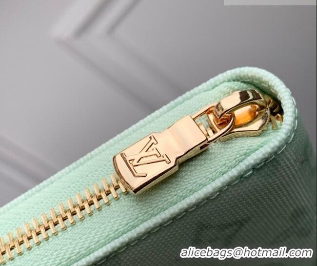 Cheapest Louis Vuitton Zippy Wallet in Monogram Origine Canvas Asnières Green M27683 2026