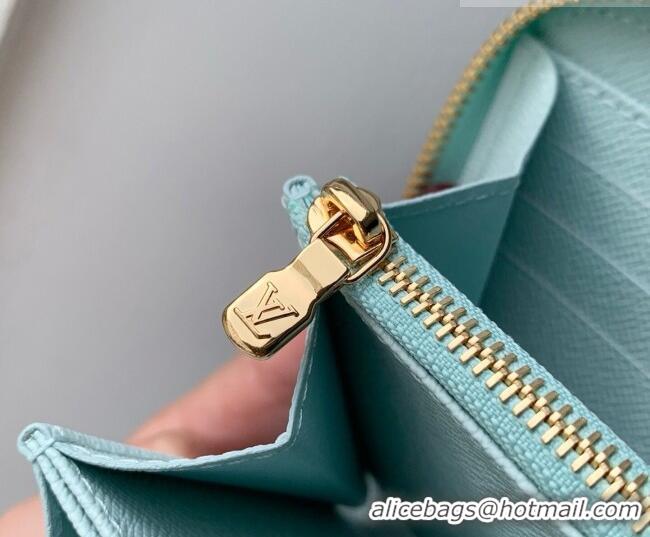 Best Price Louis Vuitton Zippy Wallet in Monogram Origine Canvas Blue Courrier M27683 2026