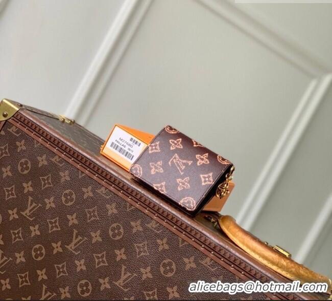 Buy Discount Louis Vuitton LV Charms Pocket Wallet in Monogram Original Canvas Dark Chocolate M27679 2026
